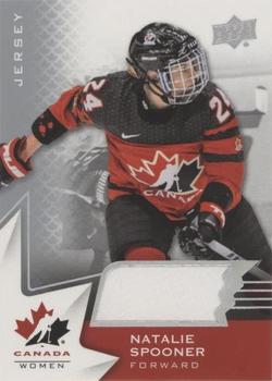 2020-21 Upper Deck Team Canada Juniors - Jerseys #66 Natalie Spooner Front