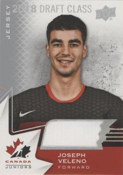 2020-21 Upper Deck Team Canada Juniors - Jerseys #95 Joseph Veleno Front