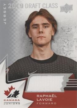 2020-21 Upper Deck Team Canada Juniors - Jerseys #98 Raphael Lavoie Front