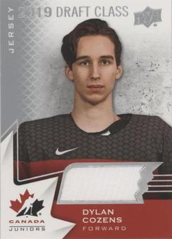 2020-21 Upper Deck Team Canada Juniors - Jerseys #100 Dylan Cozens Front