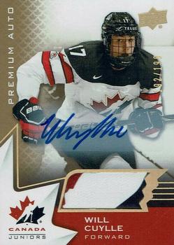 2020-21 Upper Deck Team Canada Juniors - Auto Patch #8 Will Cuylle Front