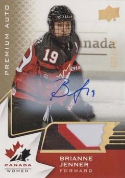 2020-21 Upper Deck Team Canada Juniors - Auto Patch #49 Brianne Jenner Front