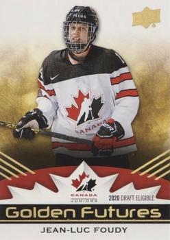 2020-21 Upper Deck Team Canada Juniors - Golden Futures #GF-11 Jean-Luc Foudy Front
