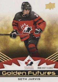 2020-21 Upper Deck Team Canada Juniors - Golden Futures #GF-14 Seth Jarvis Front