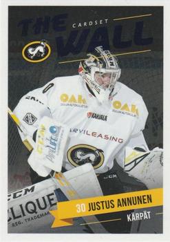 2020-21 Cardset Finland - The Wall Blue #6 Justus Annunen Front