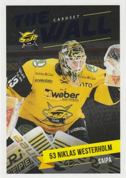 2020-21 Cardset Finland - The Wall Blue #8 Niclas Westerholm Front
