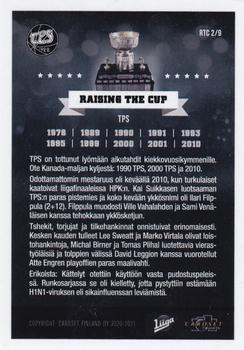 2020-21 Cardset Finland - Raising The Cup #RTC 2 TPS Back