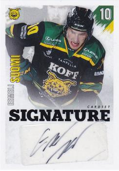 2020-21 Cardset Finland - Signature #NNO Eemeli Suomi Front