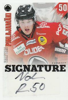 2020-21 Cardset Finland - Signature #NNO Valtteri Pihlajamäki Front