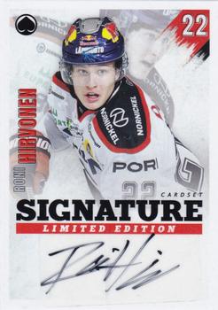 2020-21 Cardset Finland - Signature Limited Edition #NNO Roni Hirvonen Front