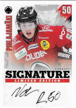 2020-21 Cardset Finland - Signature Limited Edition #NNO Valtteri Pihlajamäki Front