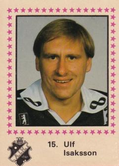 1984-85 Semic Elitserien (Swedish) #15 Ulf Isaksson Front