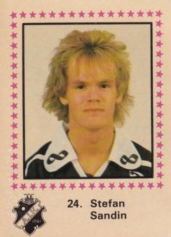 1984-85 Semic Elitserien (Swedish) #24 Stefan Sandin Front