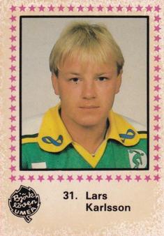 1984-85 Semic Elitserien (Swedish) #31 Lars Karlsson Front