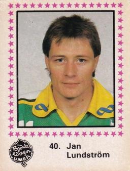 1984-85 Semic Elitserien (Swedish) #40 Jan Lundström Front