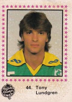 1984-85 Semic Elitserien (Swedish) #44 Tony Lundgren Front