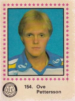 1984-85 Semic Elitserien (Swedish) #154 Ove Pettersson Front
