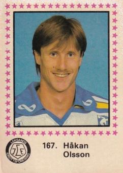 1984-85 Semic Elitserien (Swedish) #167 Håkan Olsson Front
