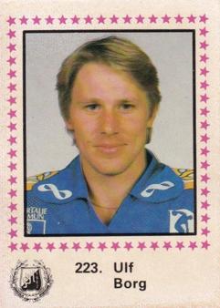 1984-85 Semic Elitserien (Swedish) #223 Ulf Borg Front