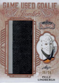 2019-20 Leaf Lumber Kings - Game Used Goalie Lumber Bronze #GUGL-16 Pelle Lindbergh Front