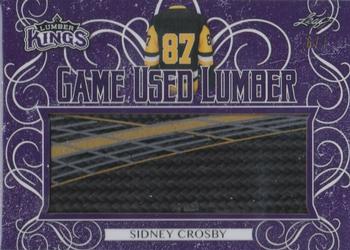 2019-20 Leaf Lumber Kings - Game Used Lumber Purple #GUL-39 Sidney Crosby Front