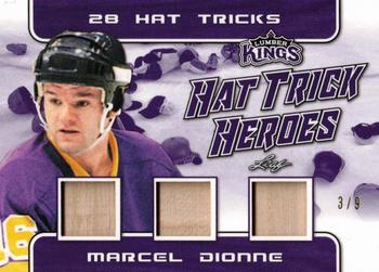 2019-20 Leaf Lumber Kings - Hat Trick Heroes Purple #HTH-07 Marcel Dionne Front