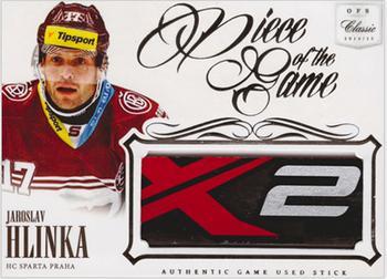 2014-15 OFS Classic - Piece of the Game #PG-06 Jaroslav Hlinka Front