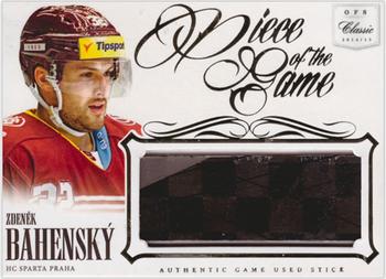 2014-15 OFS Classic - Piece of the Game #PG-09 Zdenek Bahensky Front