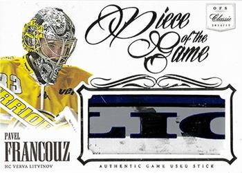 2014-15 OFS Classic - Piece of the Game #35 Pavel Francouz Front
