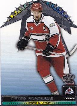 2001-02 Pacific - World All-Stars Die Cuts #2 Peter Forsberg Front