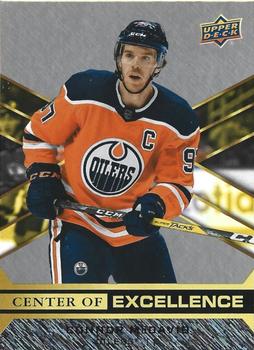 2020-21 Upper Deck Overtime - Center of Excellence #CE-1 Connor McDavid Front
