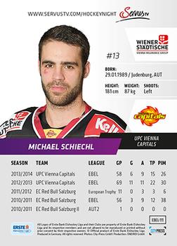 2014-15 Playercards Premium (EBEL) #111 Michael Schiechl Back