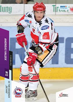 2014-15 Playercards Premium (EBEL) #281 Andreas Valdix Front