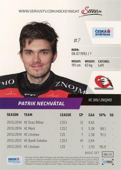 2014-15 Playercards (EBEL) #EBEL-121 Patrik Nechvatal Back