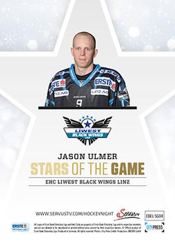 2014-15 Playercards Premium (EBEL) - Stars of the Game #EBEL-SG04 Jason Ulmer Back