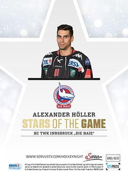 2014-15 Playercards Premium (EBEL) - Stars of the Game #EBEL-SG12 Alexander Höller Back