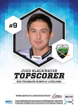 2013-14 Austrian EBEL - Topscorer #EBEL-TS08 Judd Blackwater Back