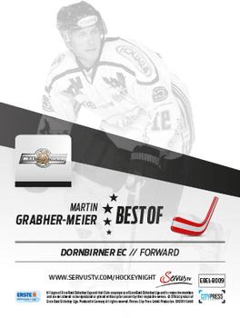 2013-14 Austrian EBEL - Best of ... #EBEL-BO09 Martin Grabher-Meier Back