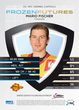 2012-13 Playercards EBEL - Frozen Futures #EBEL-FF08 Mario Fischer Back