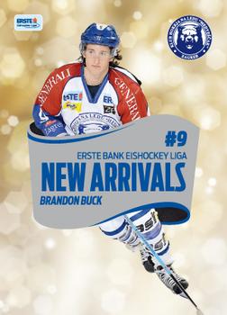 2012-13 Playercards EBEL - New Arrivals #EBEL-NA03 Brandon Buck Front