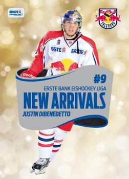 2012-13 Playercards EBEL - New Arrivals #EBEL-NA05 Justin DiBenedetto Front