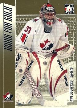 2006-07 In The Game Going For Gold Canadian Women's National Team #2 Kim St-Pierre Front