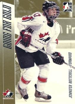 2006-07 In The Game Going For Gold Canadian Women's National Team #11 Jennifer Botterill Front