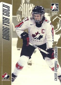 2006-07 In The Game Going For Gold Canadian Women's National Team #12 Cassie Campbell Front