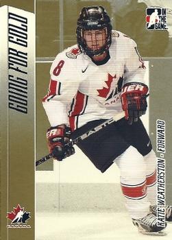 2006-07 In The Game Going For Gold Canadian Women's National Team #19 Katie Weatherston Front