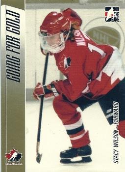 2006-07 In The Game Going For Gold Canadian Women's National Team #24 Stacy Wilson Front