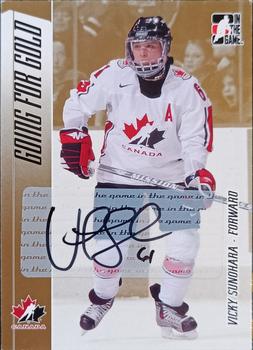 2006-07 In The Game Going For Gold Canadian Women's National Team - Autographs #A-SU Vicky Sunohara Front