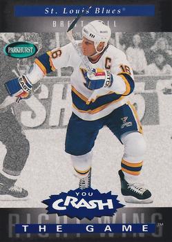 1994-95 Parkhurst - You Crash the Game Blue (Canada Retail) #C20 Brett Hull Front