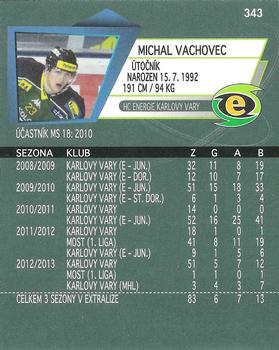2013-14 OFS Plus (ELH) #343 Michal Vachovec Back