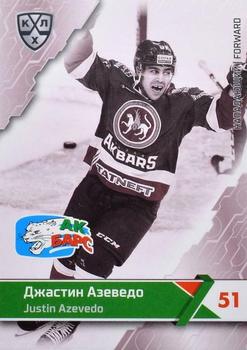 2018-19 Sereal KHL The 11th Season Collection Premium #AKB-BW-008 Justin Azevedo Front
